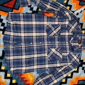 PLAINS MENS PEARL SNAP SIZE MEDIUM